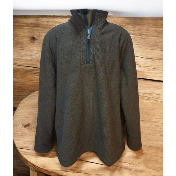Orvis Classic Collection Mens 1/4-Zip Fleece Sweater Jacket XL - Picture 1 of 7